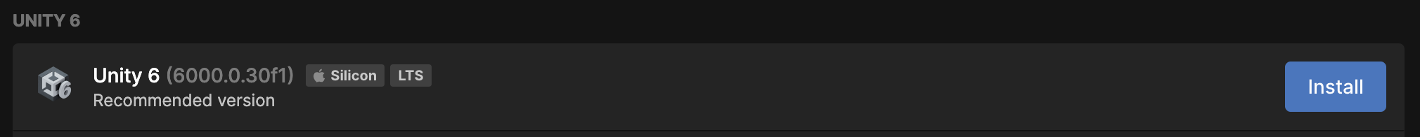 Install Unity Editor