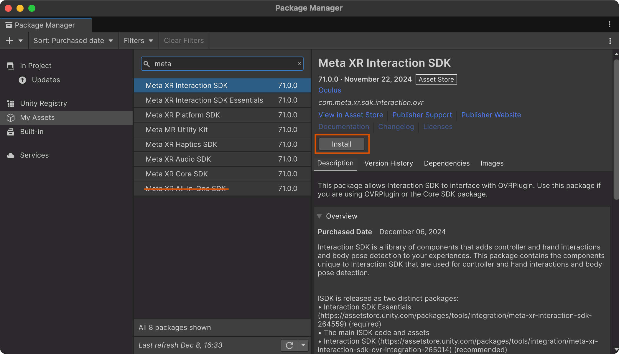 Package Manager Assets