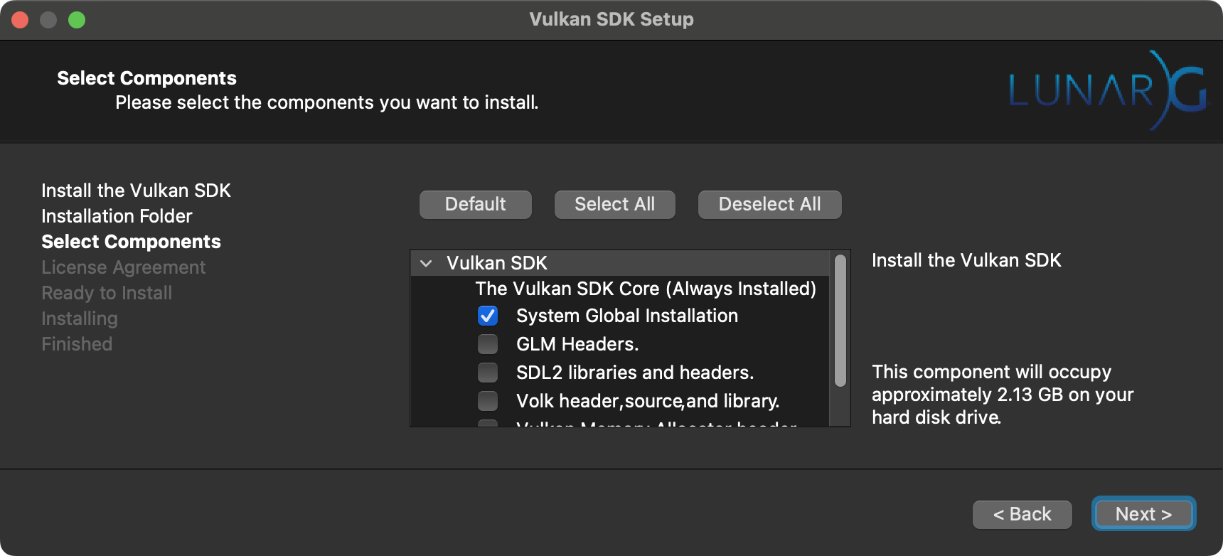 Vulkan SDK Installer